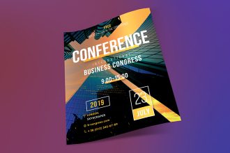 Free Business Conference Flyer Template