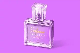 Free Perfume for Women Mockup Set