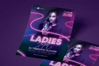 Free Ladies Night PSD Flyer Template Free Ladies Night PSD Flyer Template