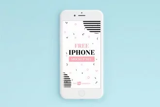 Free iPhone PSD Mockup Set Templates