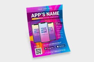 Free Apps Promotion Flyer Template