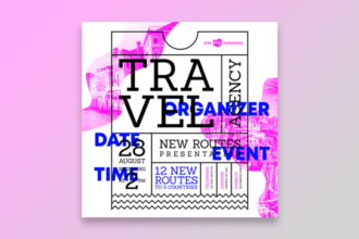 Free Travel Agency Banner Set Template Free Travel Agency Banner Set Template