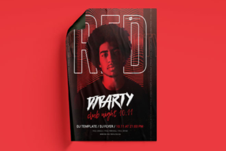 Free DJ Party Flyer Template in PSD Free DJ Party Flyer Template in PSD