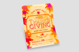 Free Thanksgiving Holiday Flyer Template Free Thanksgiving Holiday Flyer Template
