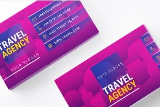 Free Travel Agency Business Card