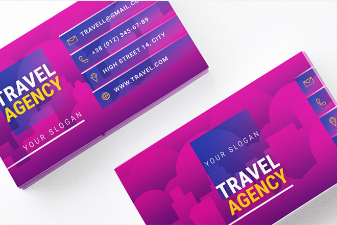 Free Travel Agency Business Card Free Psd Templates