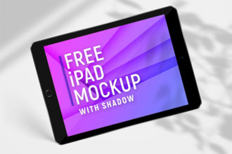 Free iPad screens mockup (PSD)