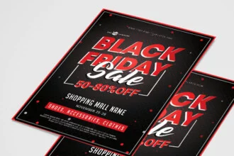 Free PSD Black Friday Flyer Template