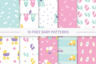 10 Free Baby Vector Patterns Set 10 Free Baby Vector Patterns Set