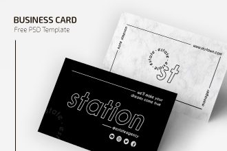 Free Estate Business Card Template