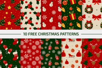10 Free Christmas Vector Patterns Set 10 Free Christmas Vector Patterns Set