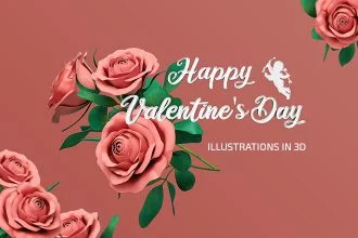 Free Valentine’s Day Illustrations in 3D