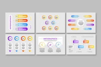 Free Vector Infographic Set (PSD, EPS, JPG)