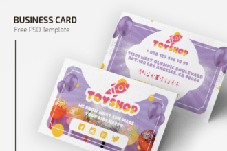 Free Toyshop Business Card Template Free Toyshop Business Card Template