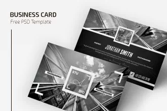 Free Photography Business Card Template