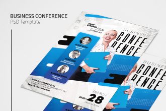 Free Business Conference Flyer Template in PSD Free Business Conference Flyer Template in PSD