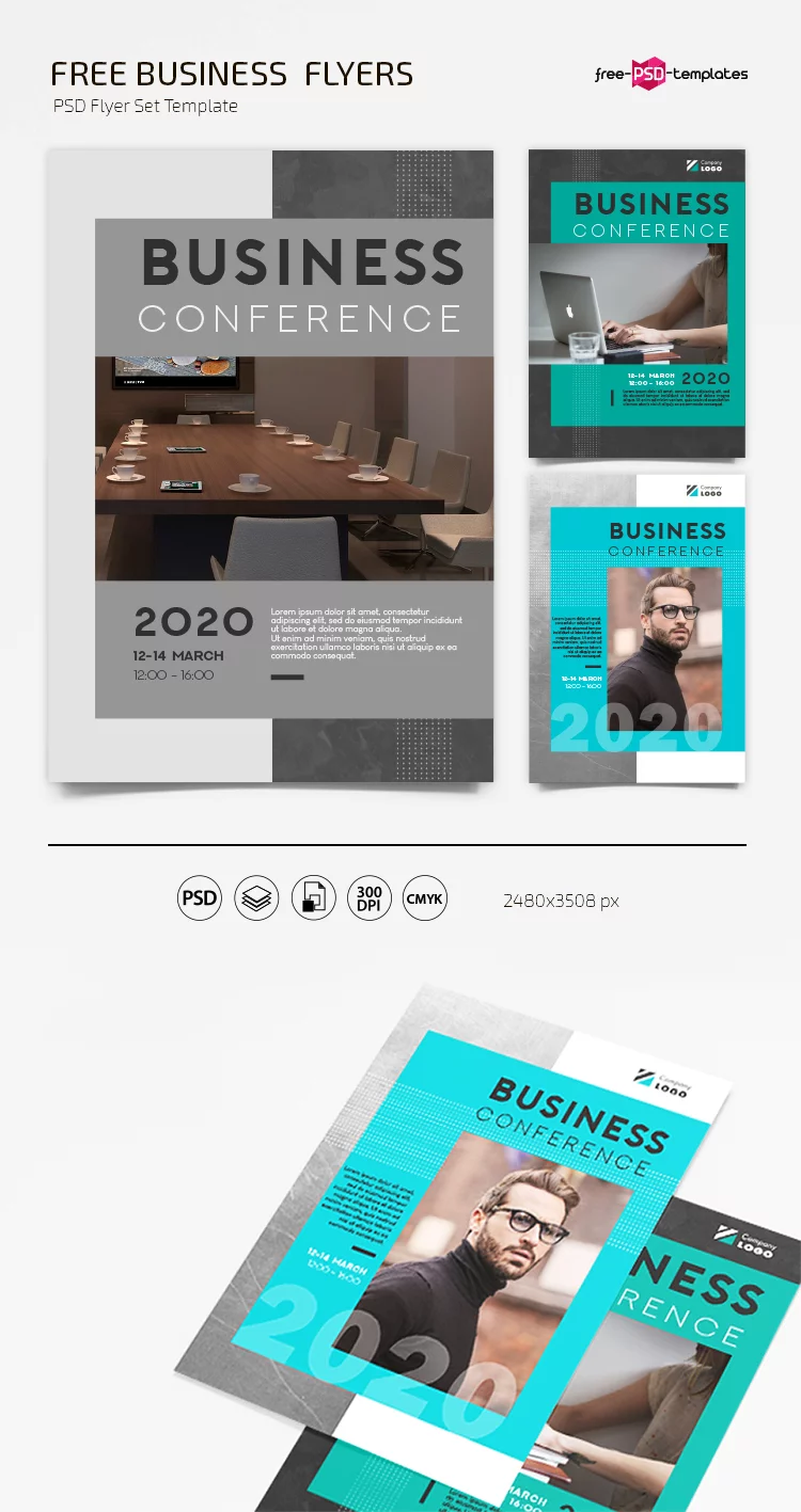 Free PSD Business Flyer Template