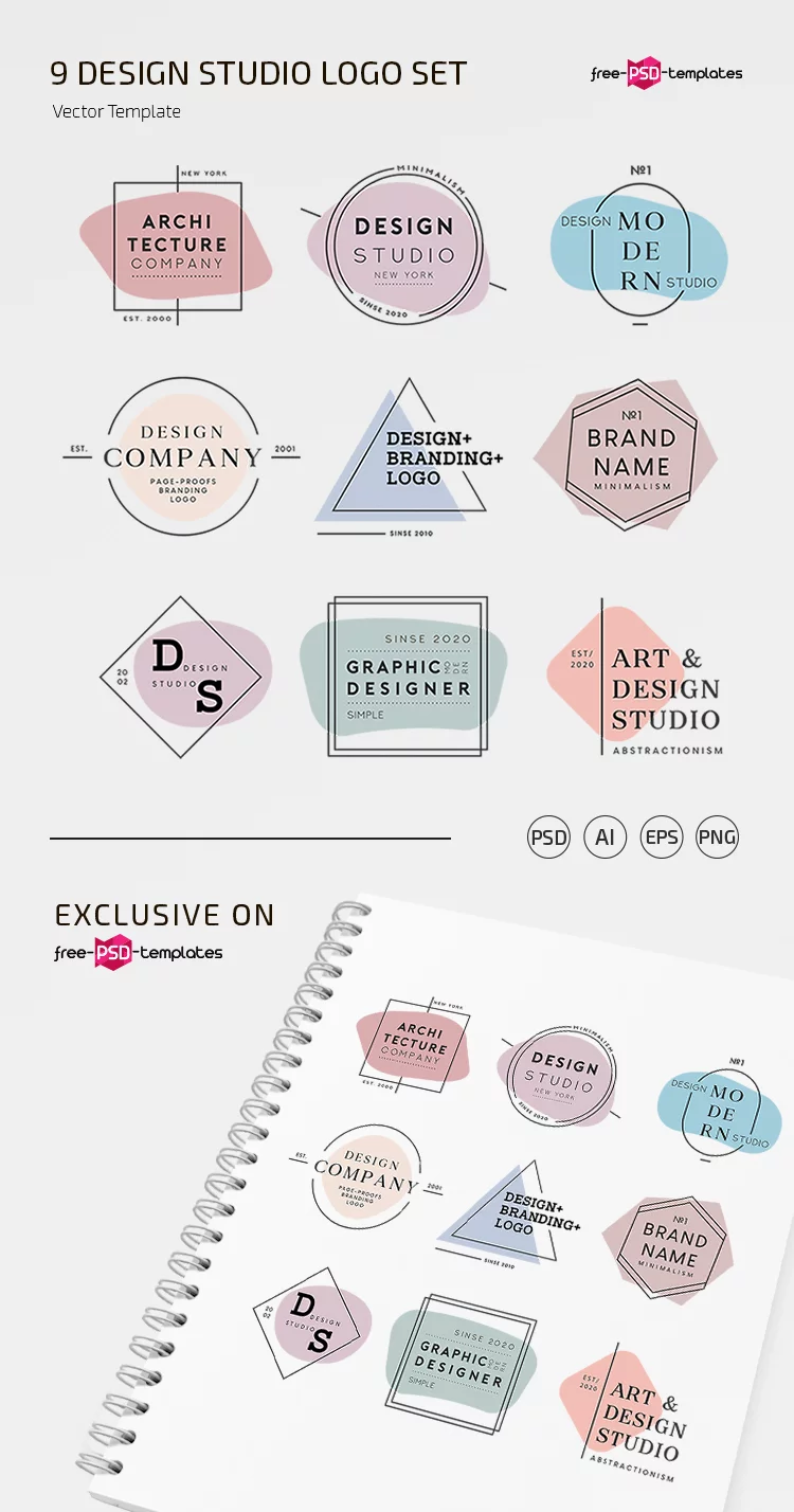 Free Design Studio Logo Template