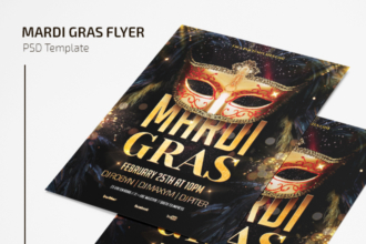 Free Mardi Gras Flyer Template (PSD) Free Mardi Gras Flyer Template (PSD)