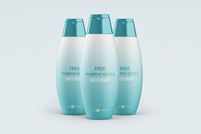 Free PSD Shampoo Bottles Mockup Template – Free PSD Templates