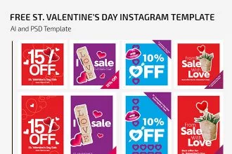 Free St. Valentine’s Day Instagram Set