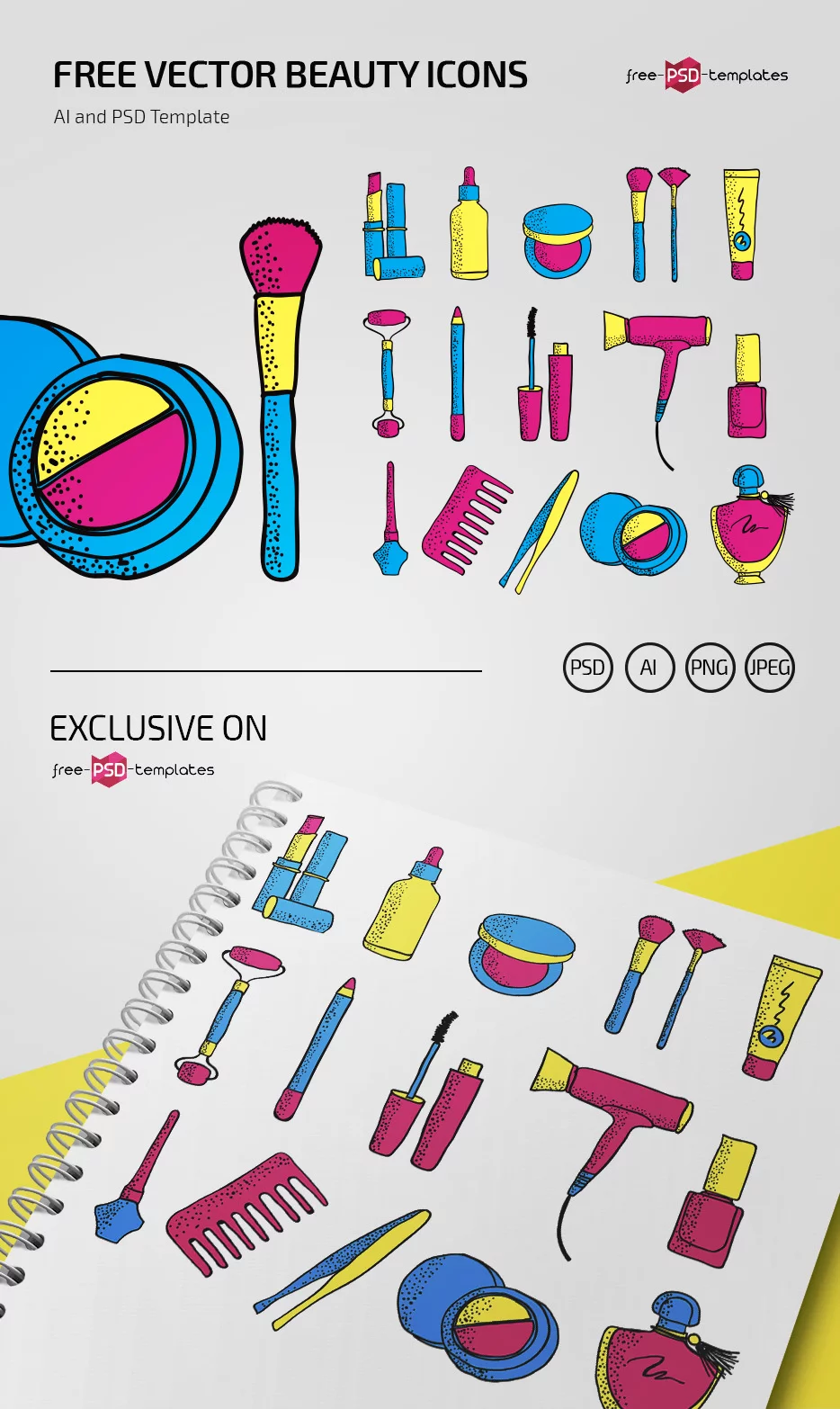 Free Vector Beauty Icons