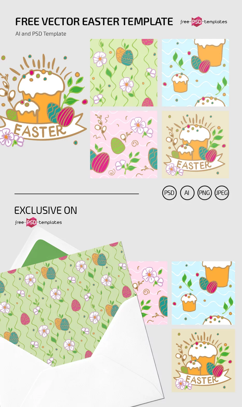 Free Vector Easter Template