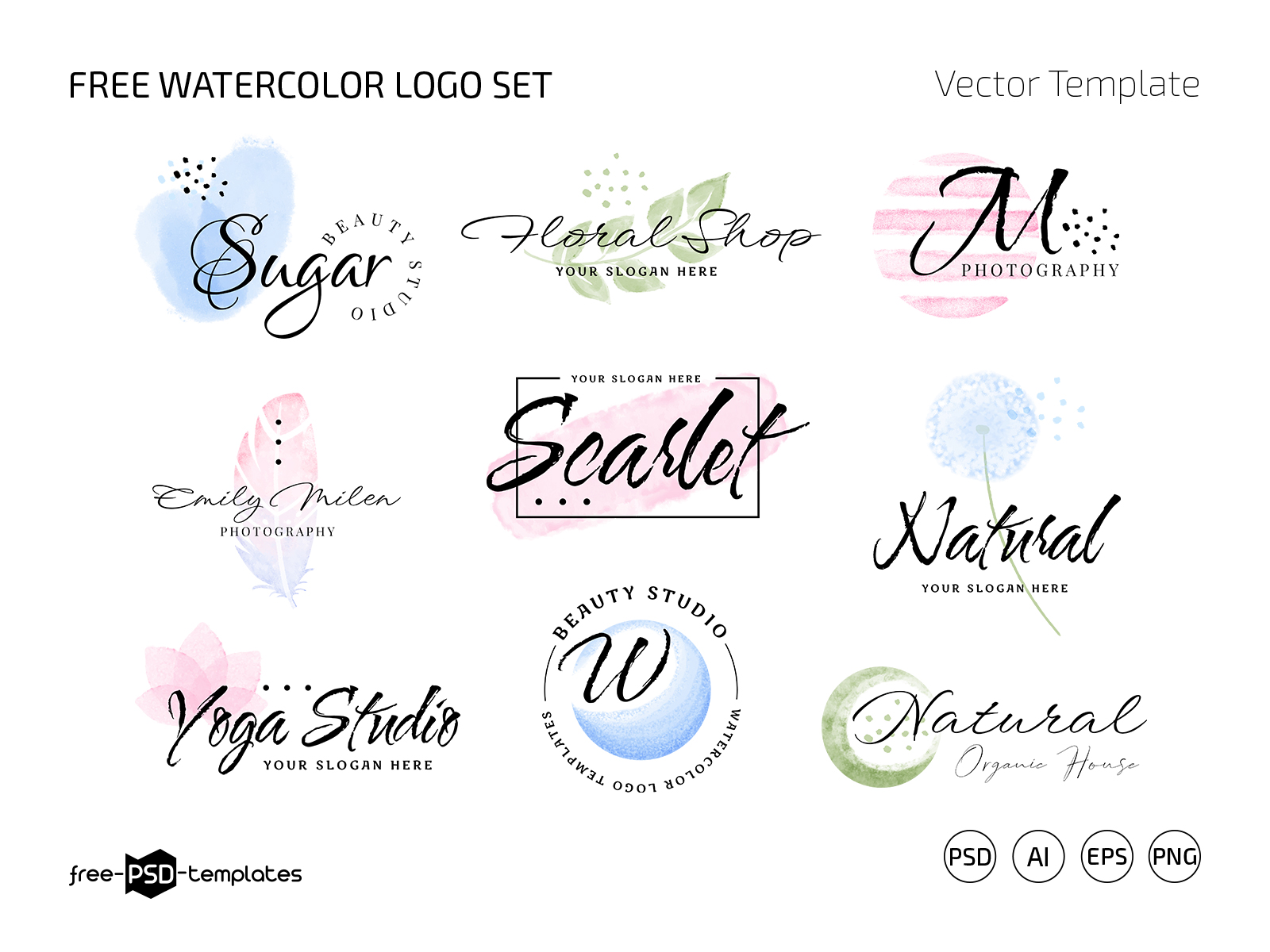 15-premium-and-free-lettered-logo-templates-free-psd-templates for Free Printable Logo Design Templates 15+ Premium and Free Lettered Logo Templates – Free PSD Templates for Free Printable Logo Design Templates