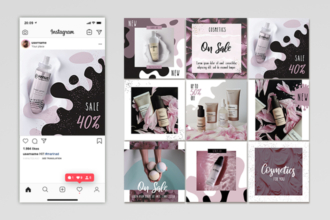 Free Cosmetics Instagram Set Templates Free Cosmetics Instagram Set Templates