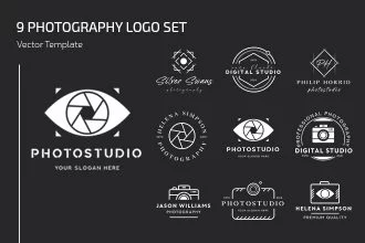 Free MakeUp Logo Templates in PSD + AI – Free PSD Templates