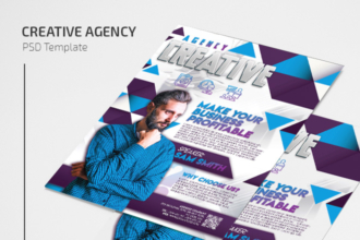 Free Creative Agency Flyer Template in PSD Free Creative Agency Flyer Template in PSD