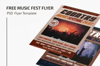 Retro Music Flyer (147665) - Templates