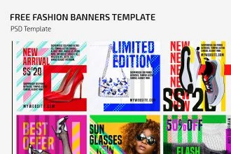 Free Fashion Banners Template