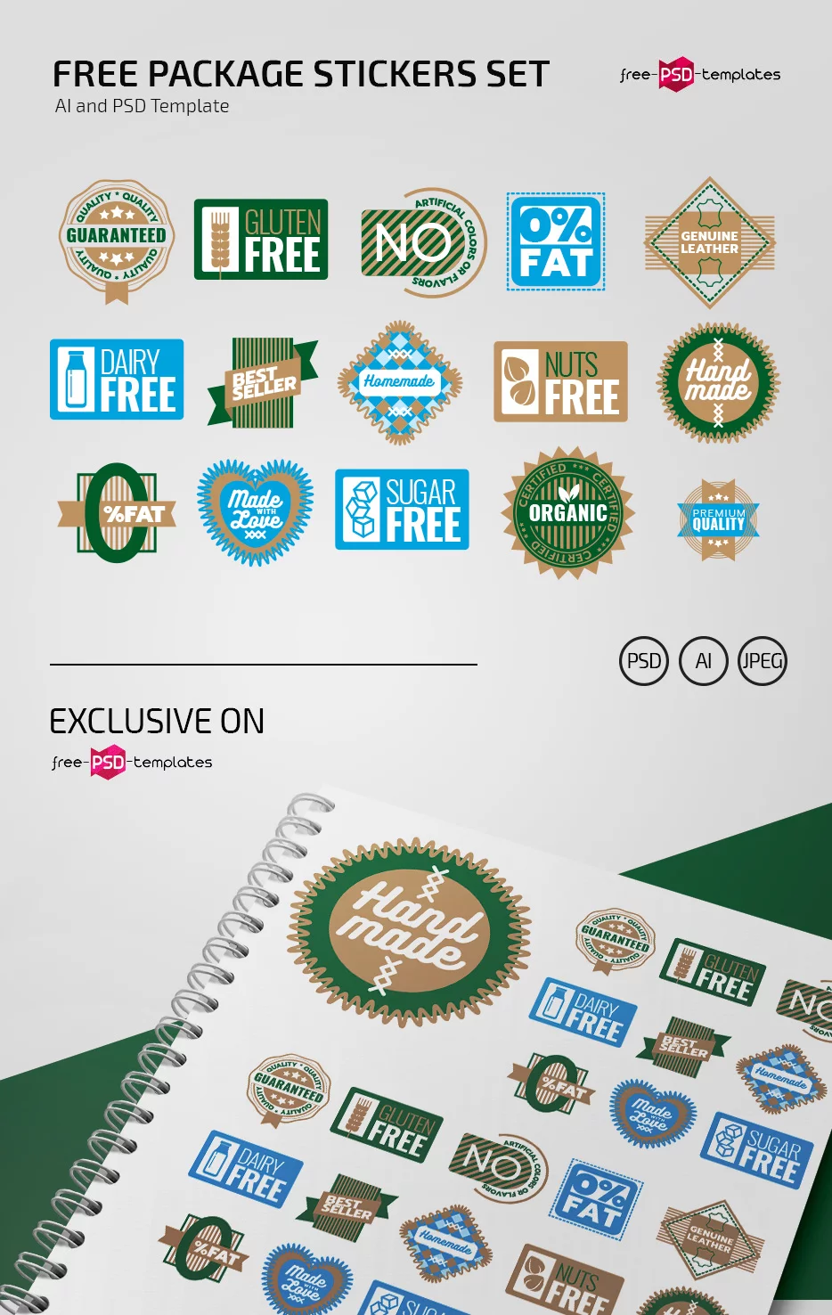 Free Package Stickers Set