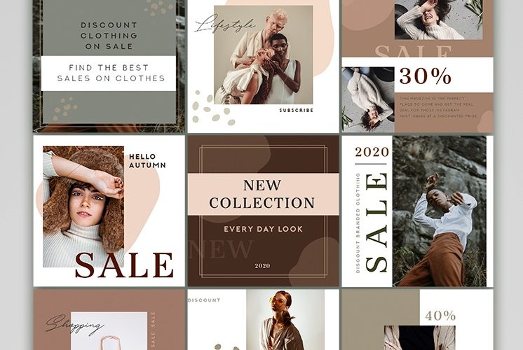 30+ New photoshop instagram templates for business – Free PSD Templates