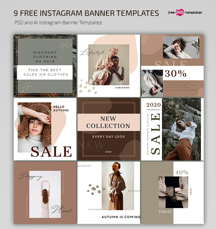 instagram template photoshop