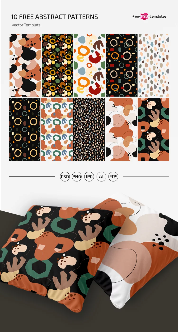 Free Abstract Patterns Set Template