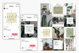 Free Plants Instagram Bundle Templates Free Plants Instagram Bundle Templates