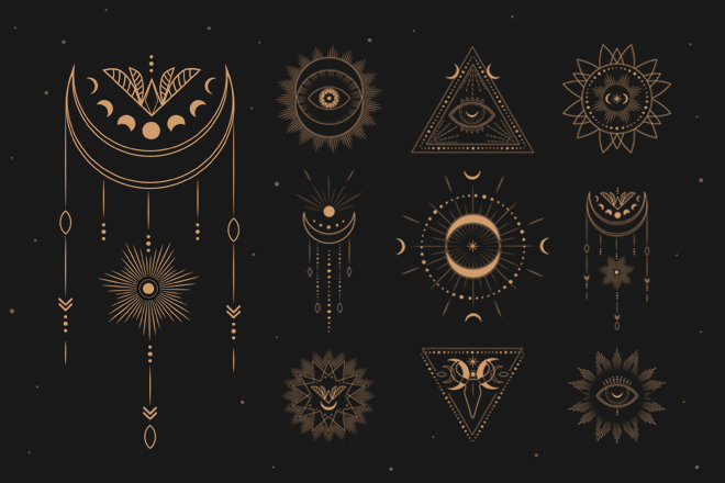 Free PSD Sacred Geometric Logo Template – Free PSD Templates
