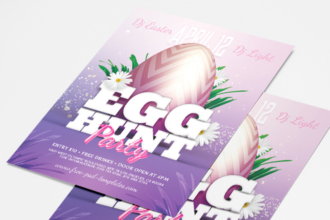 Free Egg Hunt Flyer Template in PSD Free Egg Hunt Flyer Template in PSD