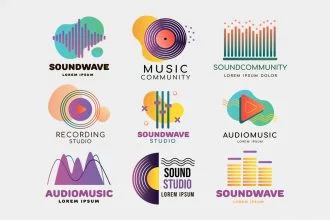 Free Music Logo Template in PSD, AI, EPS