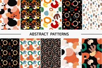 Free Abstract Patterns Set Template