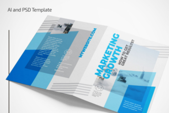 Free Marketing Bi-Fold Brochure Template Free Marketing Bi-Fold Brochure Template