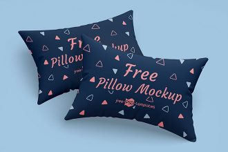 Free Pillows Mockup Template in PSD