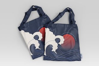 Free PSD Canvas Tote Bag Templates