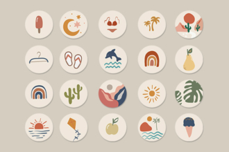 Free_Holidays_Icons_Template in PSD +AI, EPS Free_Holidays_Icons_Template in PSD +AI, EPS