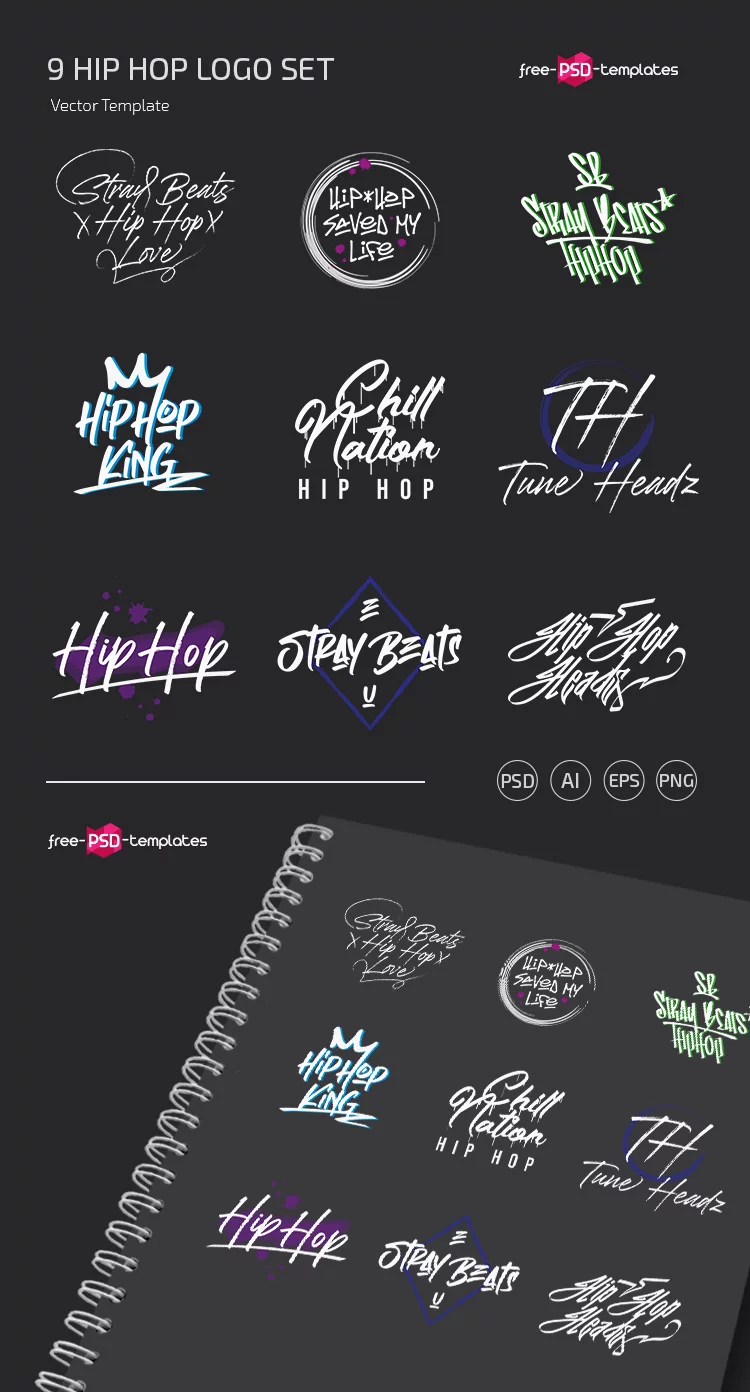 Rap Logo Vector Art, Icons, and Graphics for Free Download