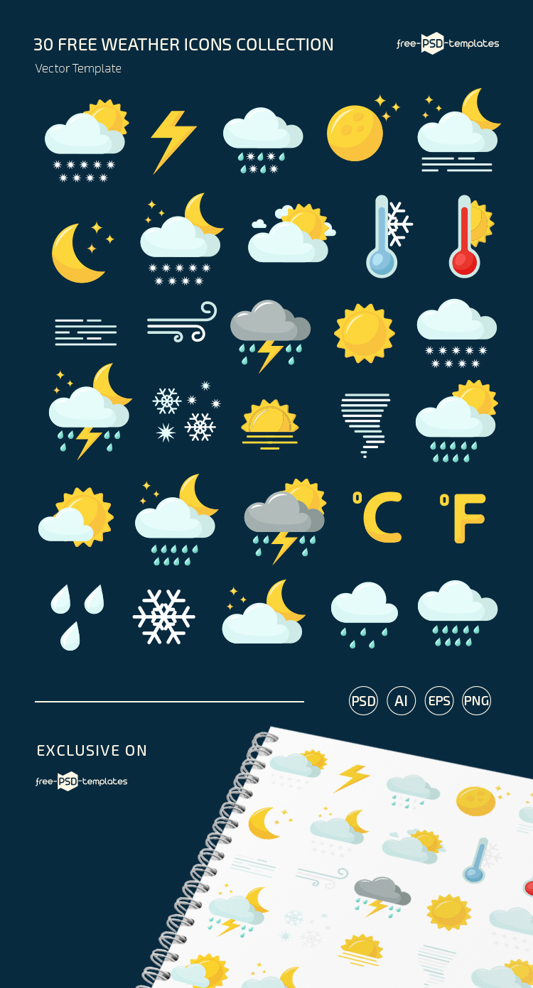 weather icons vector png