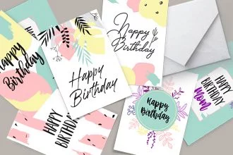 Free Greeting Card Template in PSD + AI, EPS
