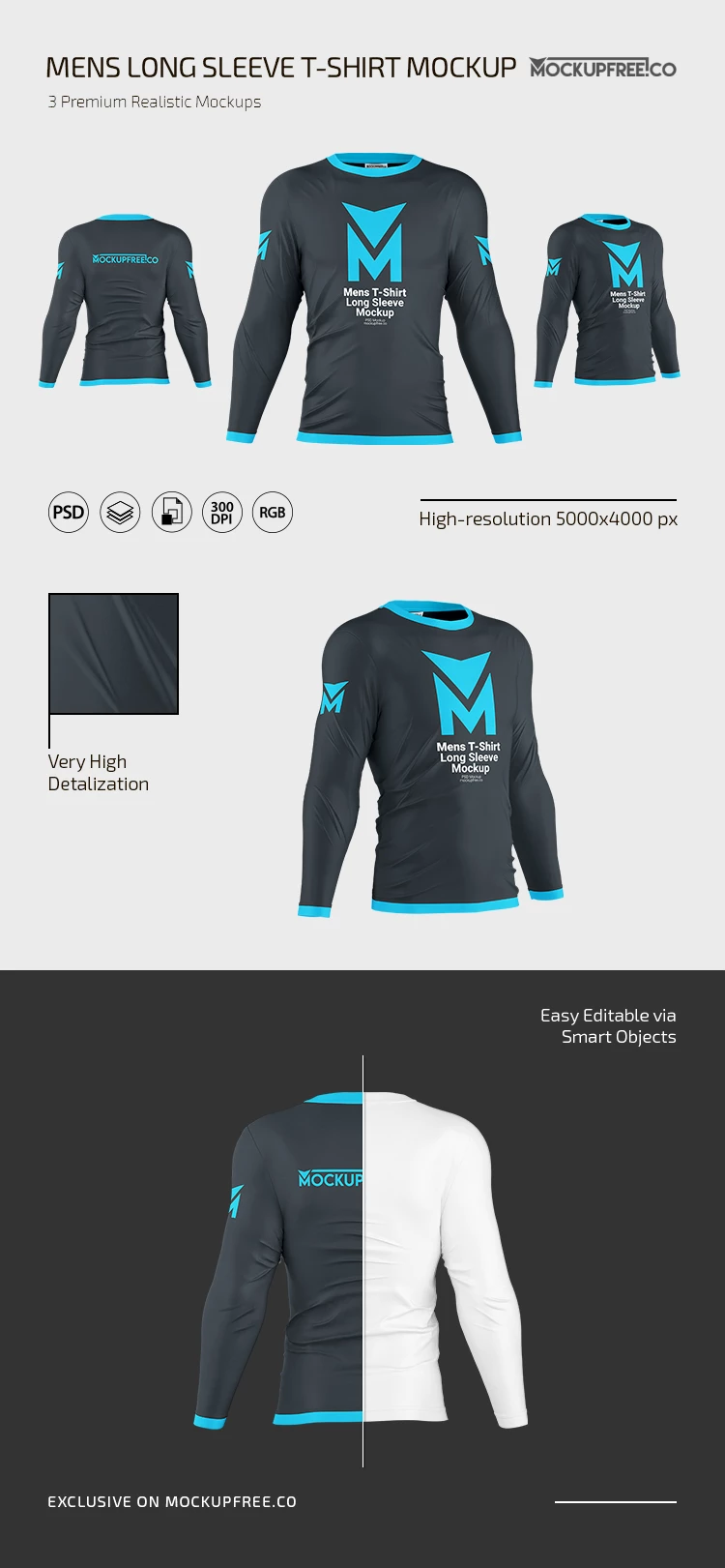 Long sleeve template outlet psd